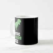 Zayde-saurus Rex Dino Dinosaur Grappig Cool Zaydes Koffiemok (Voorkant links)