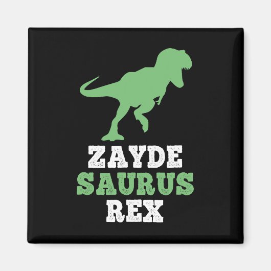 Zayde-saurus Rex Dino Dinosaur Grappig Cool Zaydes Magneet (Voorkant)