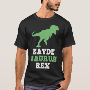Zayde-saurus Rex Dino Dinosaur Grappig Cool Zaydes T-shirt