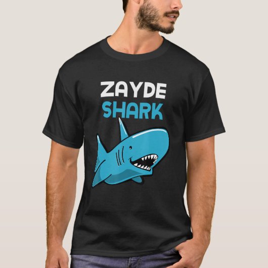 Zayde Shark Funny Family T-shirt (Voorkant)