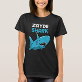 Zayde Shark Grappige Familie T-shirt (Voorkant)