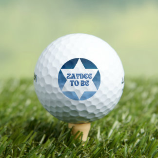 "Zaydee to be" Grappige nieuwe joodse opa Waterver Golfballen
