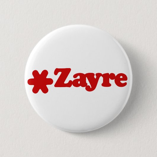 Zayre Department Store Button (Voorkant)