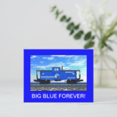 ZAZ420 BIG BLUE FOREVER! BRIEFKAART (Staand voorkant)