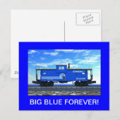 ZAZ420 BIG BLUE FOREVER! BRIEFKAART (Voorkant / Achterkant)