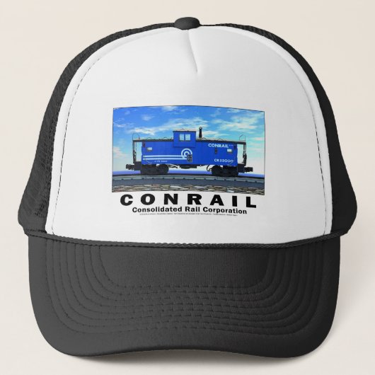 ZAZ462 CONRAIL CABOOSE-POSTER TRUCKER PET (Voorkant)