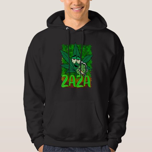 Zaza Wiet Exotisch Hoodie (Voorkant)