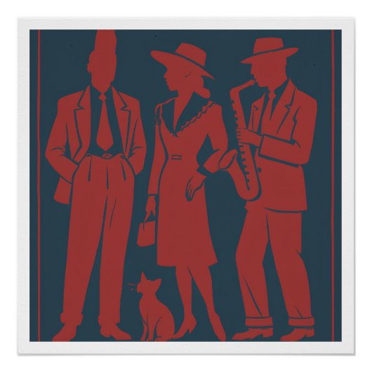 Zazous Gift Label Perfect Poster (Voorkant)