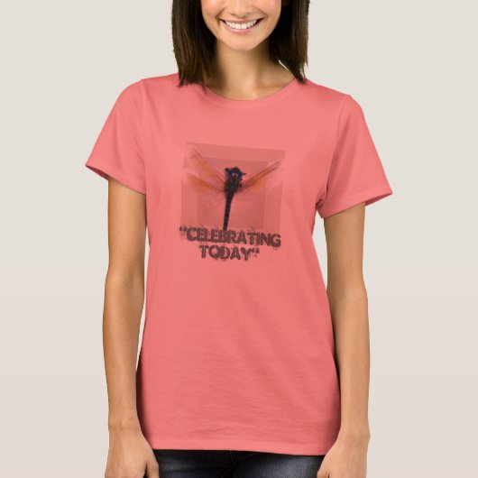 ZAZZEL, ZAZZAL2, "CELEBRATING TODAY" T-SHIRT (Voorkant)