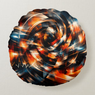 Zazzeled — Abstracte Visie op Beweging & Geest Rond Kussen