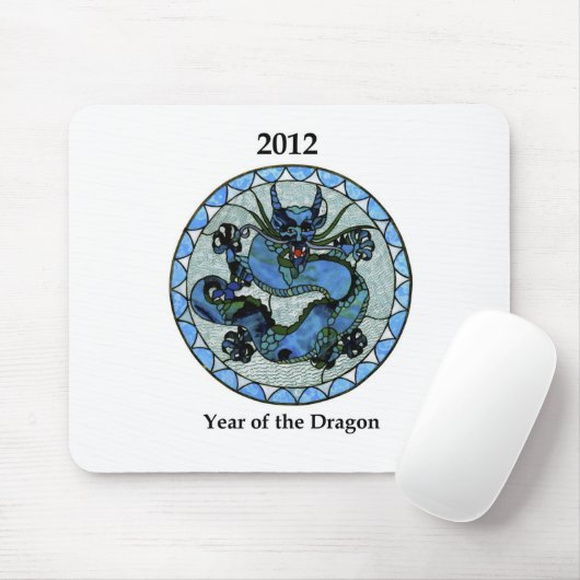 Zazzle 2012 Dragon Muismat (Met muis)