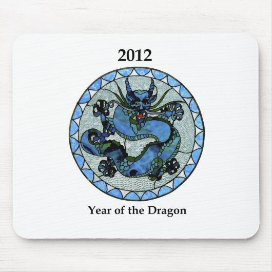 Zazzle 2012 Dragon Muismat (Voorkant)