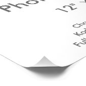 Zazzle Aangepast 12 x 8 inch Foto afdrukken 30 x 2 (Hoek)