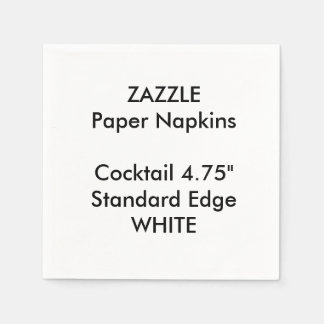 ZAZZLE Aangepaste Kleine Witte Cocktail Papieren s Servet