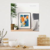 Zazzle abstracte poster (Keuken)