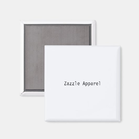 Zazzle Apparel draft magnet (Voorkant / Achterkant)