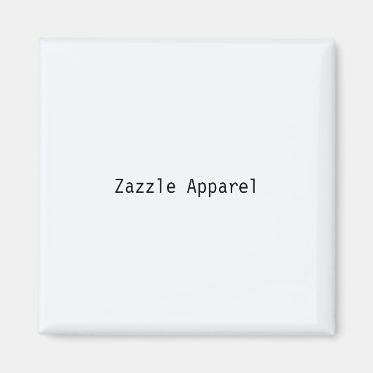 Zazzle Apparel draft magnet (Voorkant)