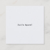Zazzle Apparel EFF1 Vierkante Visitekaartje (Voorkant)