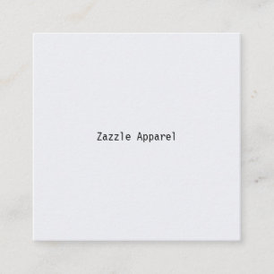 Zazzle Apparel EFF1 Vierkante Visitekaartje