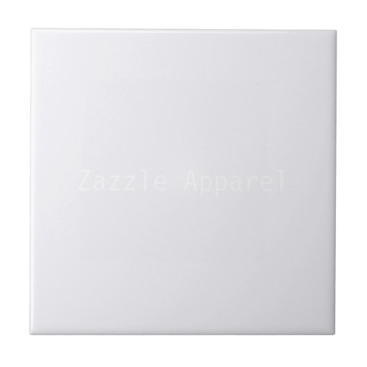 Zazzle Apparel Tegeltje (Voorkant)