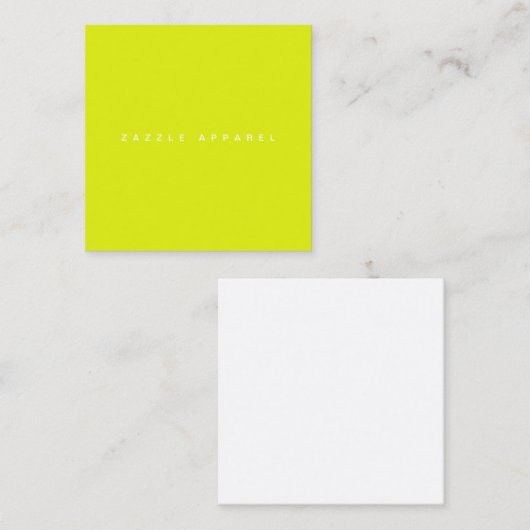 Zazzle Apparel Variety Draft-kaart Vierkante Visitekaartje (Voorkant / Achterkant)