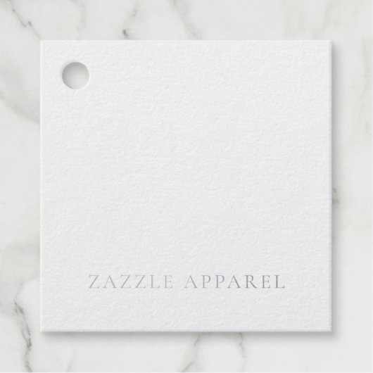 Zazzle Apparel Variety Draft label (Voorkant)