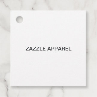 Zazzle Apparel Variety Draft label