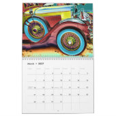 ZAZZLE AWARD 2014 antiek autokalender Kalender (Mar 2027)