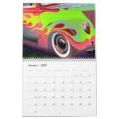 ZAZZLE AWARD 2014 antiek autokalender Kalender (Jan 2027)