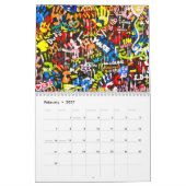 ZAZZLE AWARD graffiti-kalender 2014 Kalender (Feb 2027)
