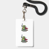 zazzle  badge (Voorzijde met lanyard)