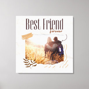 Zazzle Beste vriend voor altijd Canvas Afdruk