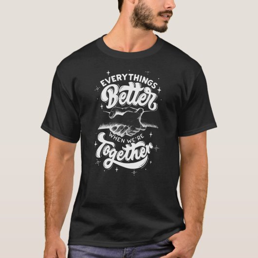 Zazzle beter en samen t-shirt (Voorkant)