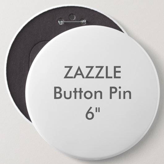 Zazzle Blank 1/4-inch kolossale Button (Voorkant /achterkant)