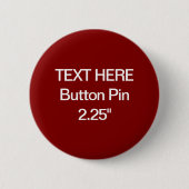 Zazzle Blank Aangepaste 2 1/4" Standaard Button (Voorkant)