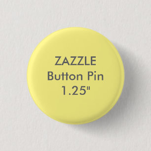 Zazzle Blank Button 1 1/4-inch Pin BLEEK GEEL
