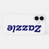 Zazzle Brand iPhone 16 Hoesje (Achterkant horizontaal)