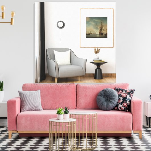 Zazzle canvas afdruk (Insitu (Woonkamer))