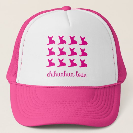 Zazzle Chihuahua Hoed Trucker Pet (Voorkant)