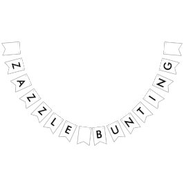 Zazzle Custom Bunting Banner - Swallowtail