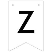 Zazzle Custom Bunting Banner - Swallowtail (Tweede vlag)