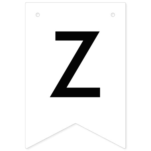 Zazzle Custom Bunting Banner - Swallowtail (Tweede vlag)