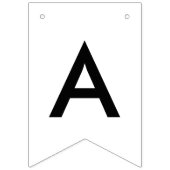 Zazzle Custom Bunting Banner - Swallowtail (Derde vlag)