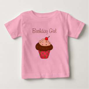 "Zazzle Design Award" Verjaardag cupcake t shirt