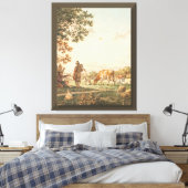 Zazzle dorpkunst canvas afdruk (Insitu (Slaapkamer))