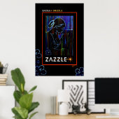 ZAZZLE * DRIZZLE POSTER (Thuiskantoor)
