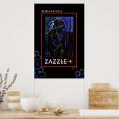 ZAZZLE * DRIZZLE POSTER (Keuken)