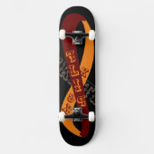 Zazzle Fonts alleen Skateboard (Voorkant)