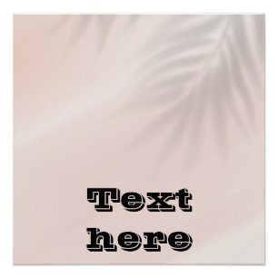 Zazzle glanzende verf perfect poster