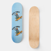 Zazzle goede vibes persoonlijk skateboard (Voorkant)
